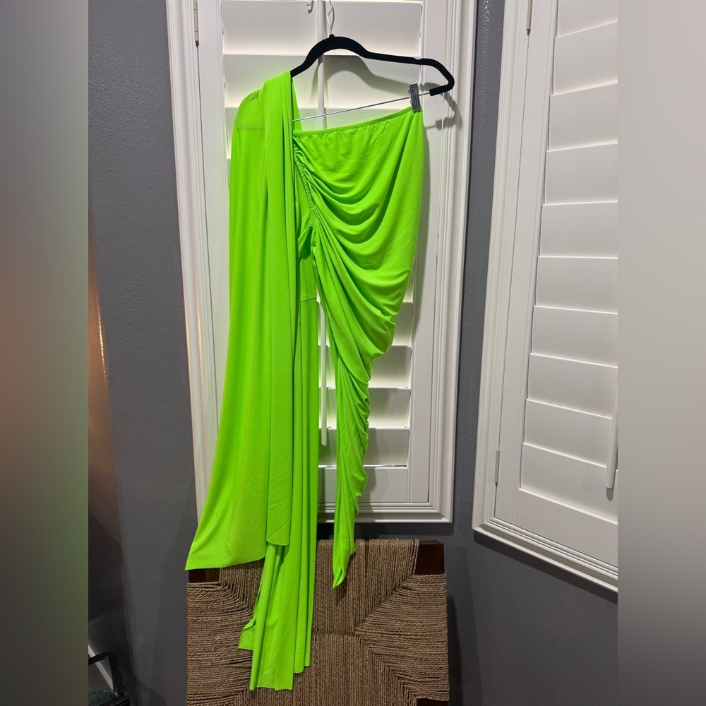 Norma Kamali Neon Green NWT - Picture 3 of 4